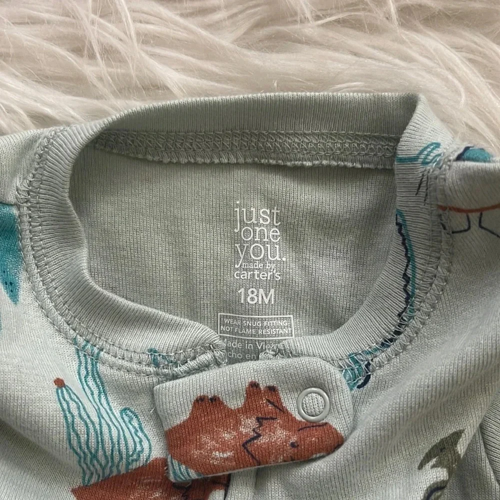 New!! Baby Dino 🦕 feetless onsie 18 months
